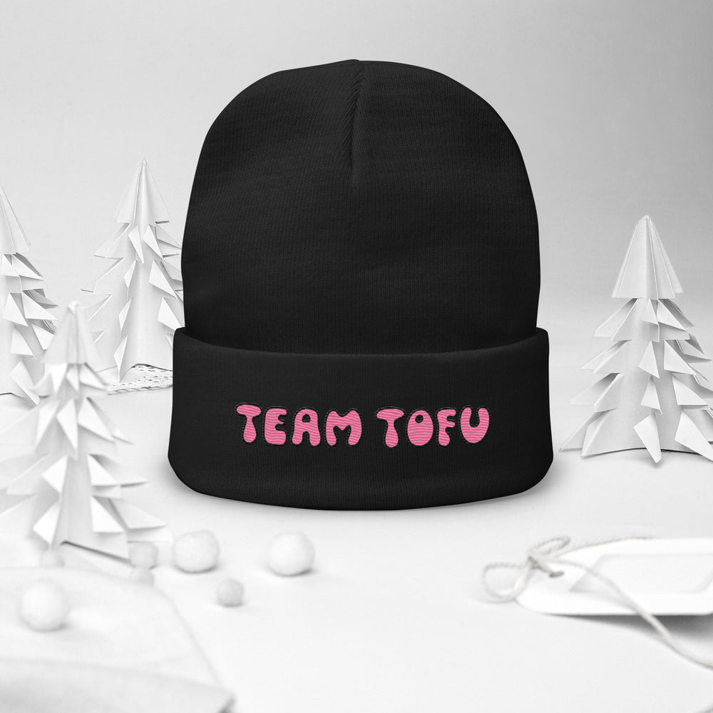 Team Tofu Pink - Embroidered Beanie