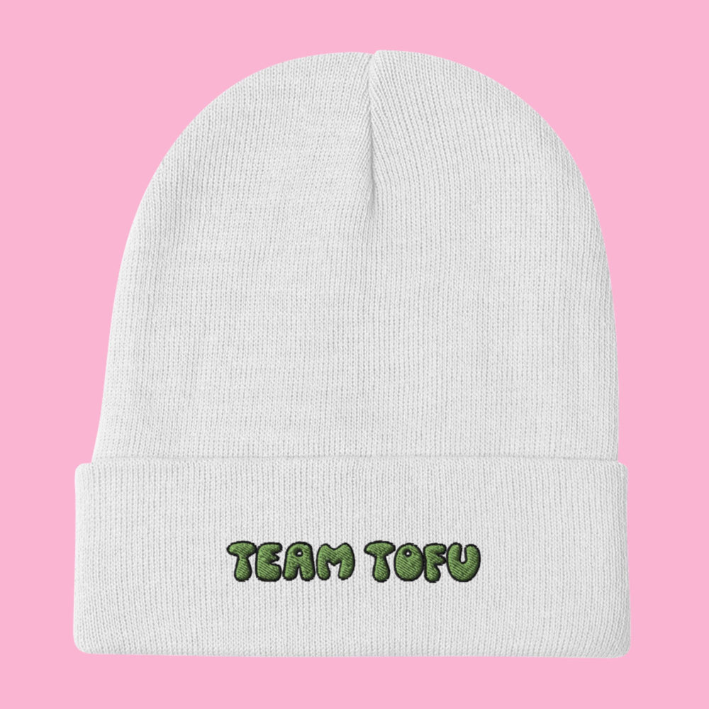 Team Tofu Green - Embroidered Beanie