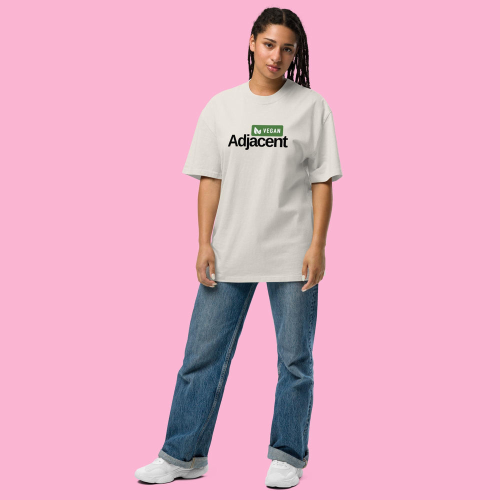 Vegan Adjacent-Oversized faded t-shirt