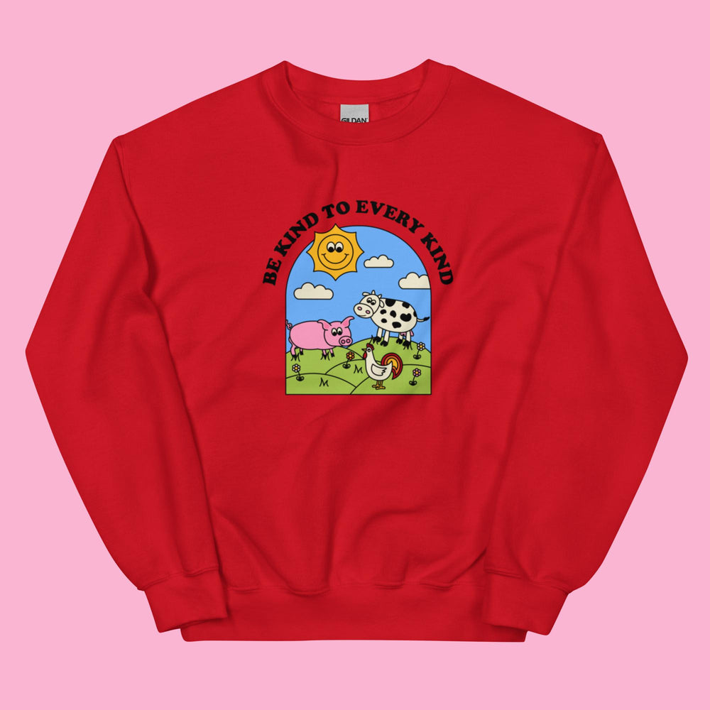 Be Kind to Every Kind - Unisex Crewneck Sweatshirt