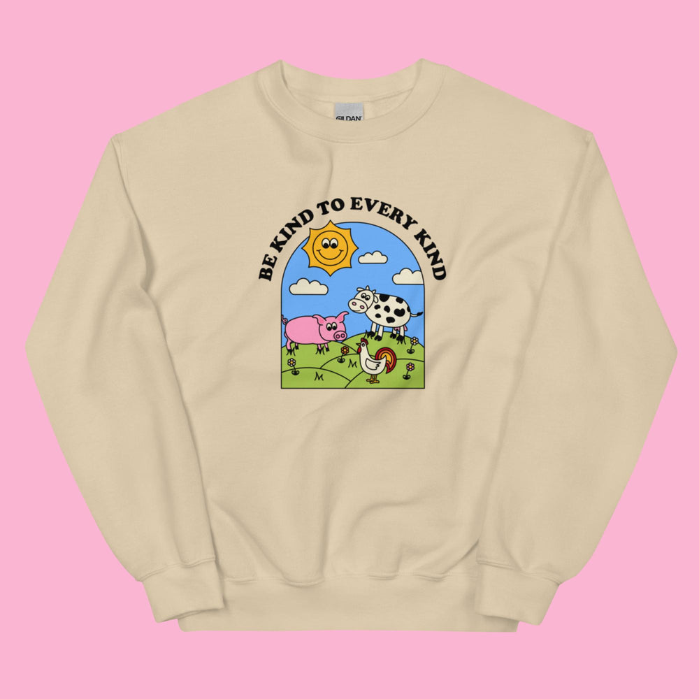 Be Kind to Every Kind - Unisex Crewneck Sweatshirt