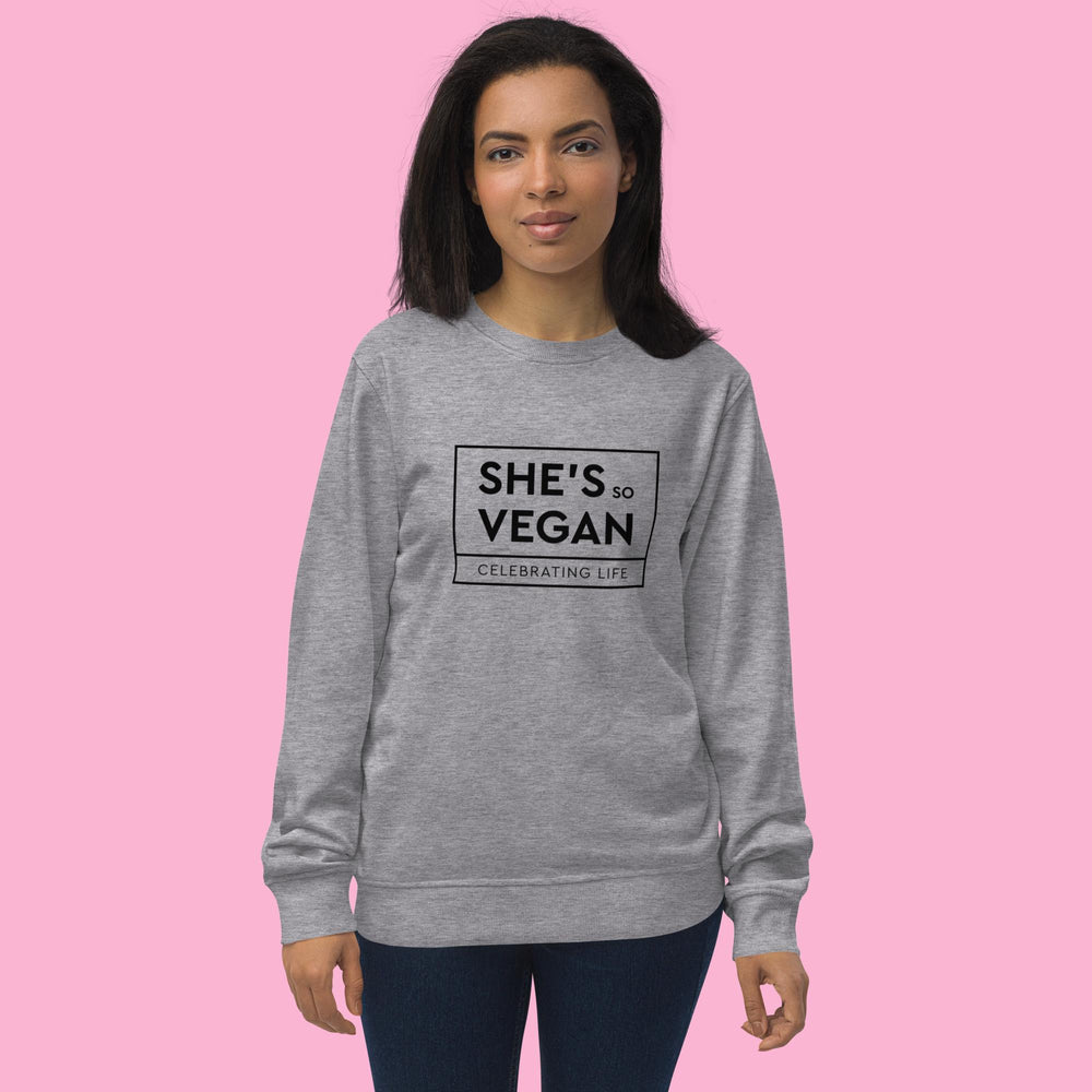 She's So Vegan - Unisex organic sweatshirt
