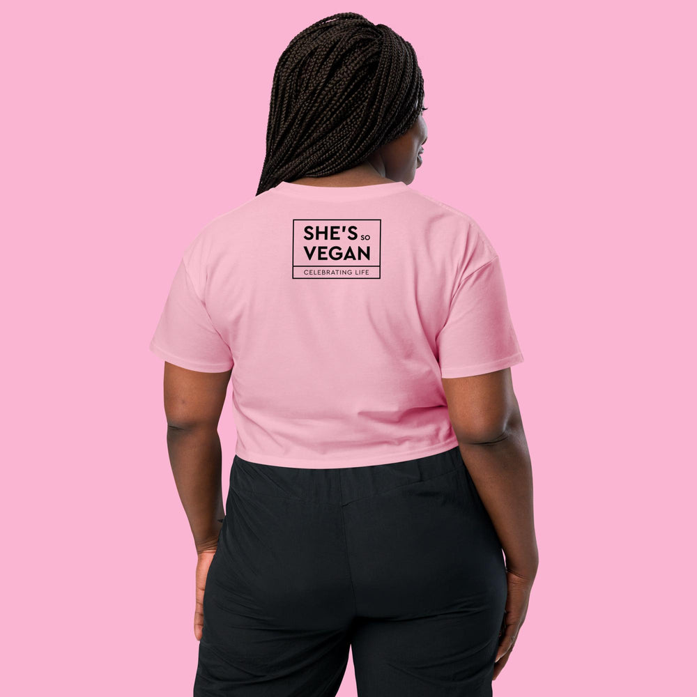 Vegan Power-Women’s crop top