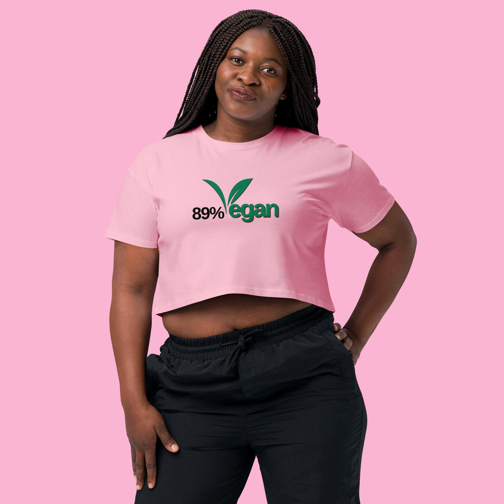 89% Vegan-Women’s crop top