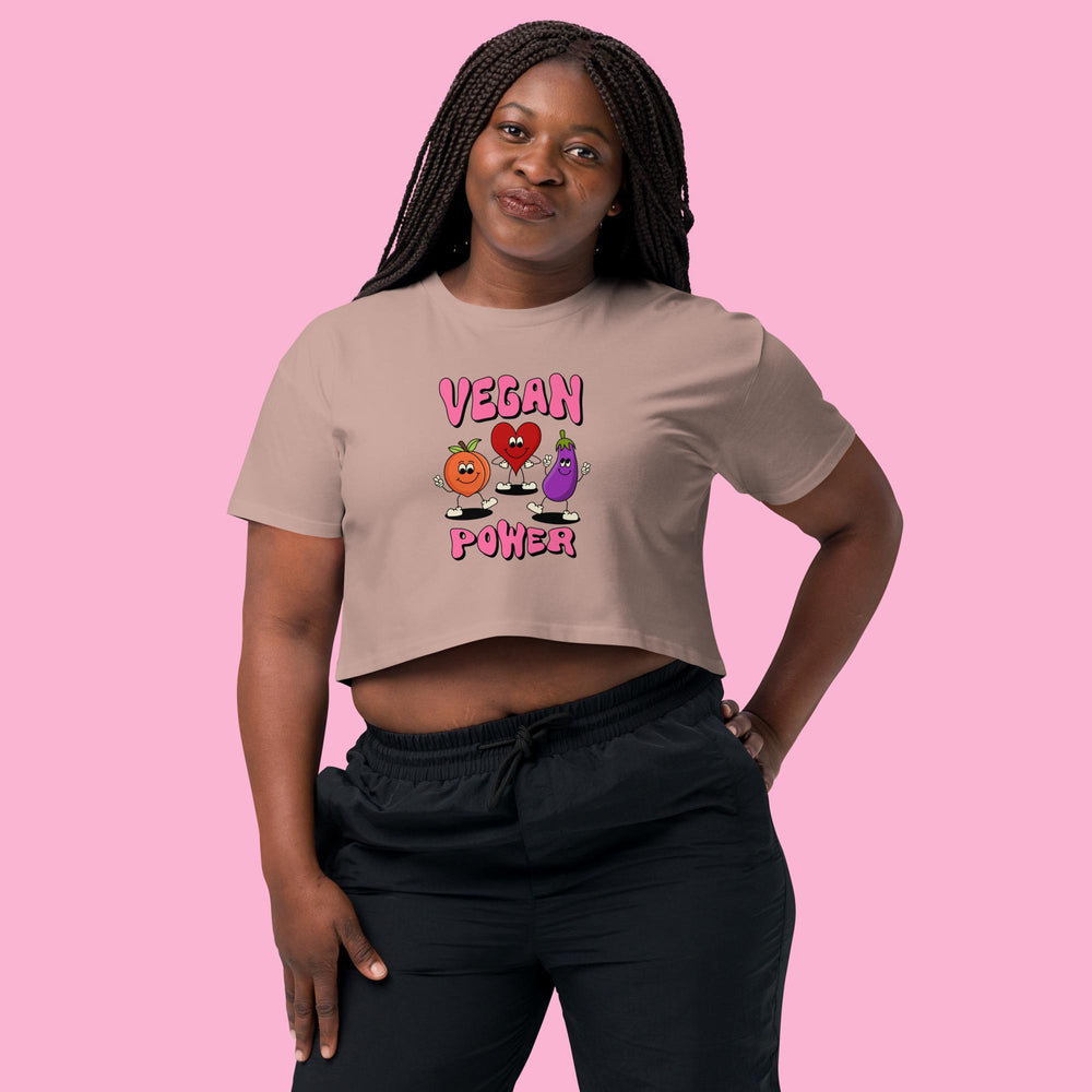 Vegan Power-Women’s crop top