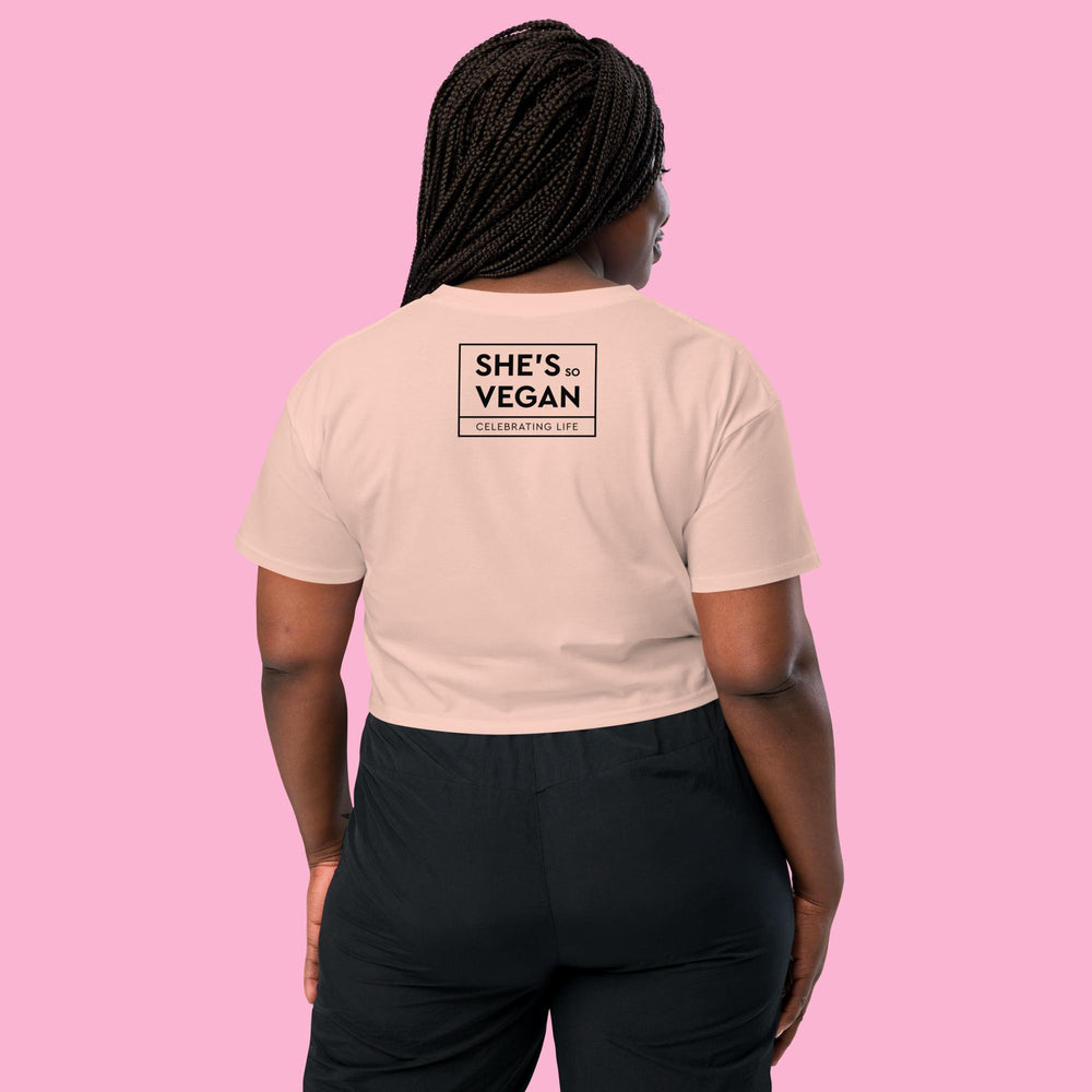 Vegan Power-Women’s crop top