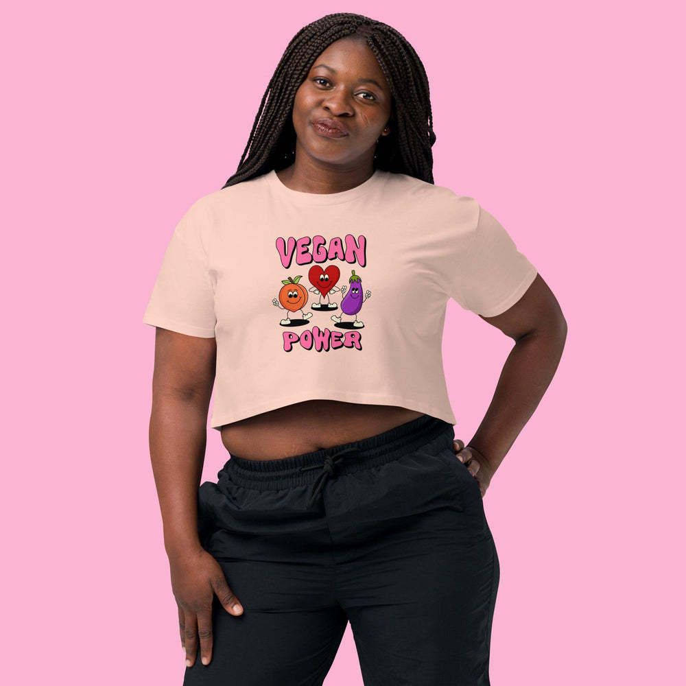 Vegan Power-Women’s crop top