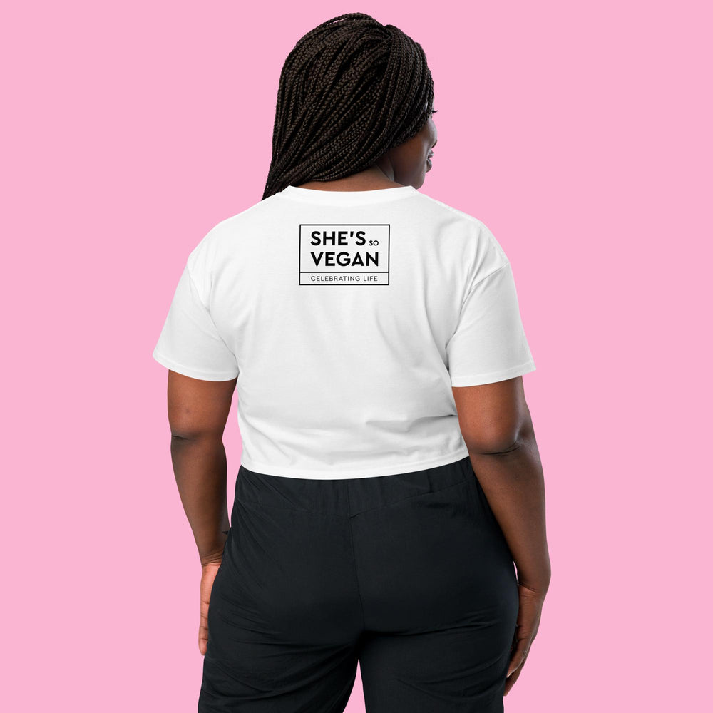 Vegan Power-Women’s crop top